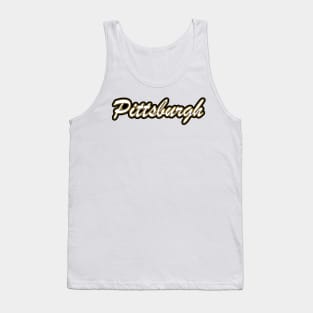 Football Fan of Pittsburgh Tank Top